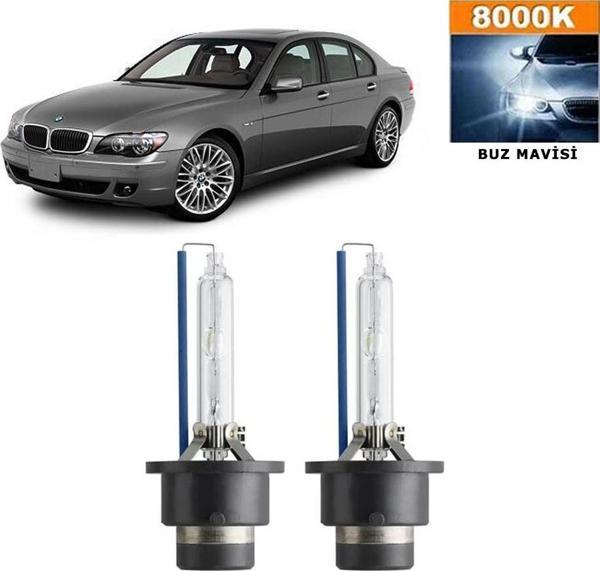 BMW 7 Serisi E65 2002-2005 Xenon D2S / D2R 8000K Buz Mavisi HID Xenon Ampul 2 Adet - Image 1