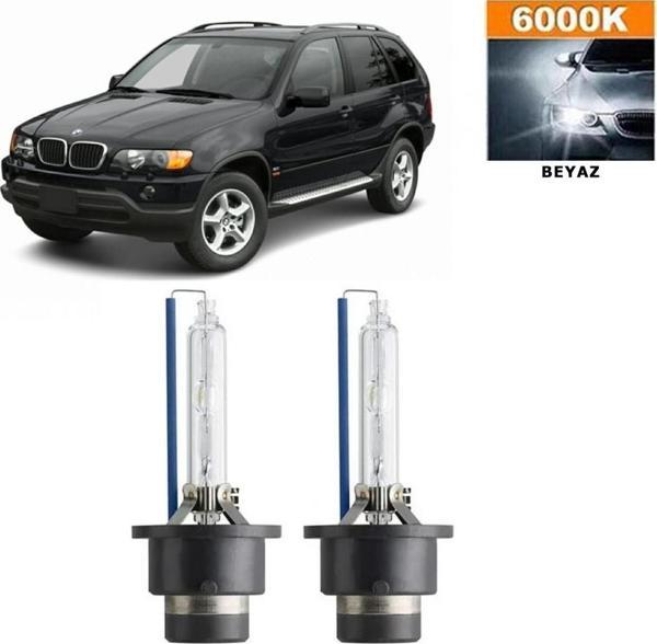 BMW X5 E53 2000-2007 D2S / D2R 6000K Beyaz HID Xenon Ampul 2 Adet - Image 1