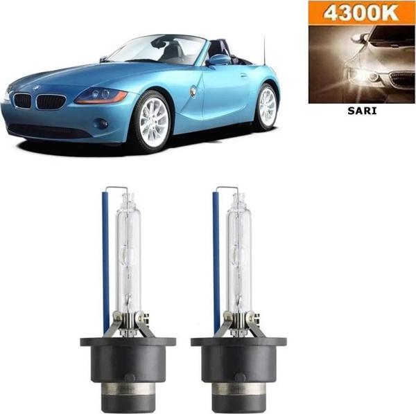 BMW Z4 E85 2002-2008 D2S / D2R 4300K Sarı HID Xenon Ampul 2 Adet - Image 1