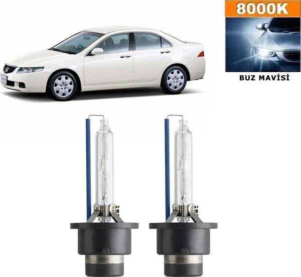 Honda Accord 2002-2007 D2S / D2R 8000K buz Mavisi HID Xenon Ampul 2 Adet - Image 1