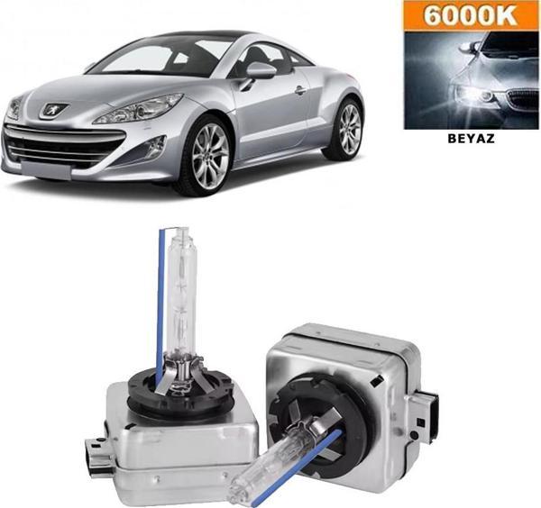 Peugeot RCZ 2010-2015 D1S / D1R 6000K Beyaz HID Xenon Ampul 2 Adet - Image 1