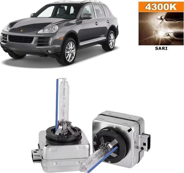 Porsche Cayenne 2002-2010 D1S / D1R 4300K Sarı HID Xenon Ampul 2 Adet - Image 1