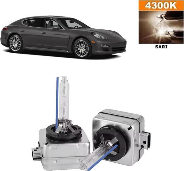 Porsche Panamera 2009-2016 D1S / D1R 4300K Sarı HID Xenon Ampul 2 Adet - Image 1