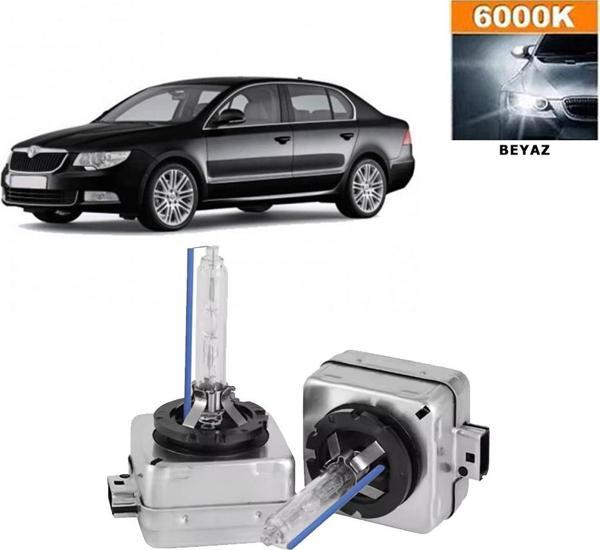 Skoda SuperB 2008-2012 D1S / D1R 6000K Beyaz HID Xenon Ampul 2 Adet - Image 1