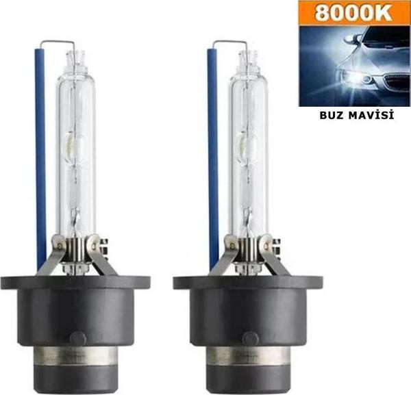 Tecnopoint D2S / D2R 8000K Buz Mavisi HID Xenon Ampul 2 Adet - Image 1
