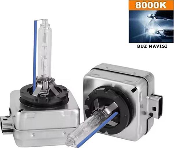 Tecnopoint D3S / D3R 8000K Buz Mavisi HID Xenon Ampul 2 Adet - Image 1