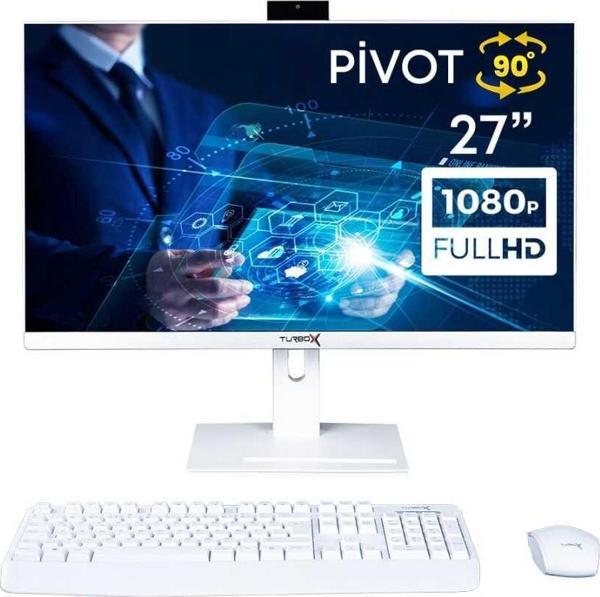 Turbox TAx1127 Intel Core i5 12400 32GB DDR4 Ram 1TB M.2 NVMe SSD 27 inç FHD All In One Bilgisayar - Image 1