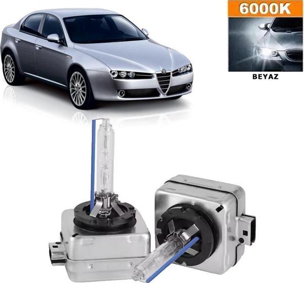 Alfa Romeo 159 Xenon D1S / D1R 6000K Beyaz HID Xenon Ampul 2 Adet - Image 1