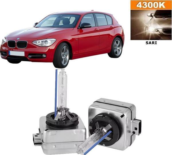 BMW 1 Serisi F20 2012-2017 Xenon D1S / D1R 4300K Sarı HID Xenon Ampul 2 Adet - Image 1