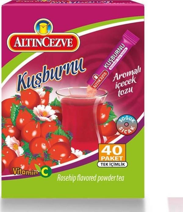 Altıncezve Kuşburnu Tek İçimlik İçecek Tozu 40 x 1.5 Gr - Image 1