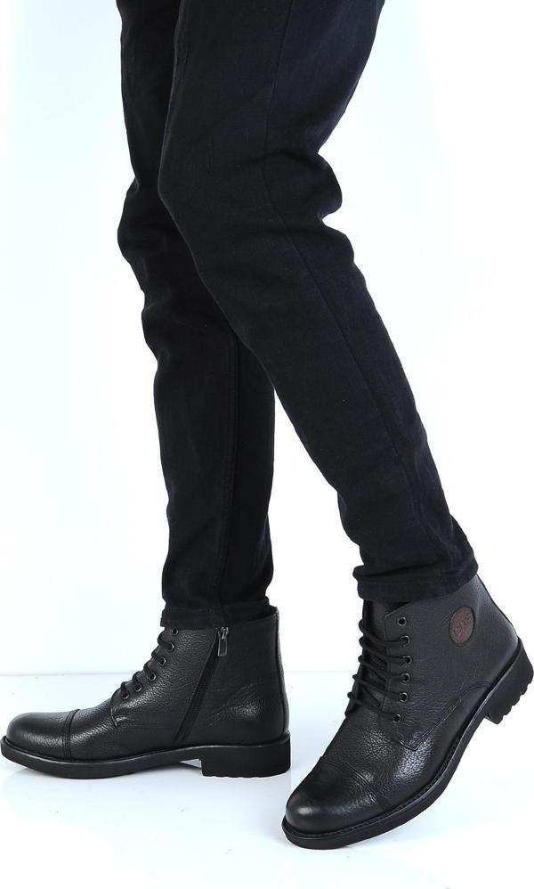 Crısso B527 Kauçuk %100 Deri Erkek Bot Ayakkabı - Image 1