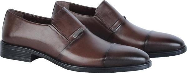 Pierre Cardin 120460 Exclusıve Kahve Deri Erkek Klasik Ayakkabı - Image 1