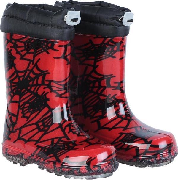 Serabian PF-580 Krmz Örümcek Termal Kürklü Erkek Çocuk Çizme Bot - Image 1