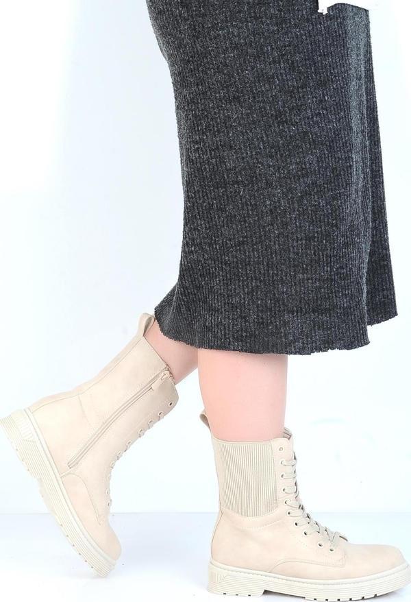 Ayakcenter 23002 Polact Zümrüt Kadın Düz Bot - Image 1