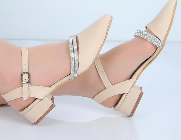Crista 24-07 Saten 3Cm Topuklu Kadın Ayakkabı - Image 1
