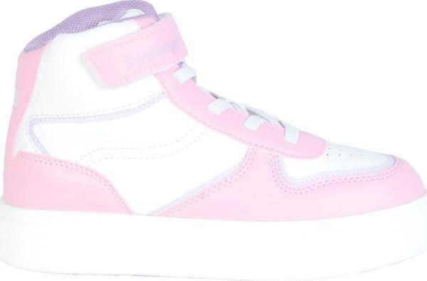 Pinokyo Chicago Pembe Cırtlı Boğazlı Kız Çocuk Spor Ayakkabı - Image 1