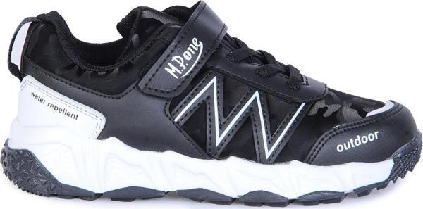 Mp 242-3331Ft Siyah Cırtlı Erkek Çocuk Spor Ayakkabı - Image 1