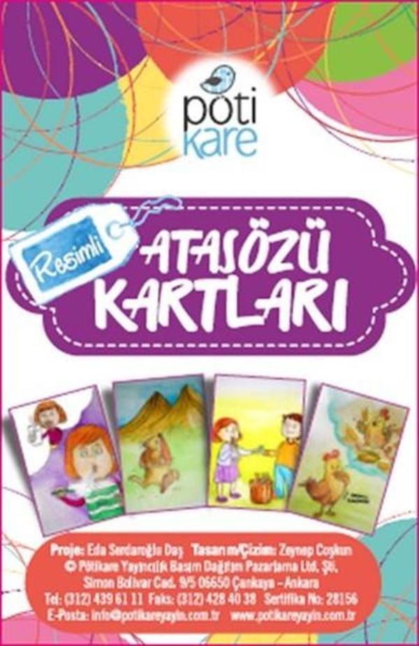 Resimli Atasözü Kartları - Pötikare Yayınları - Image 1
