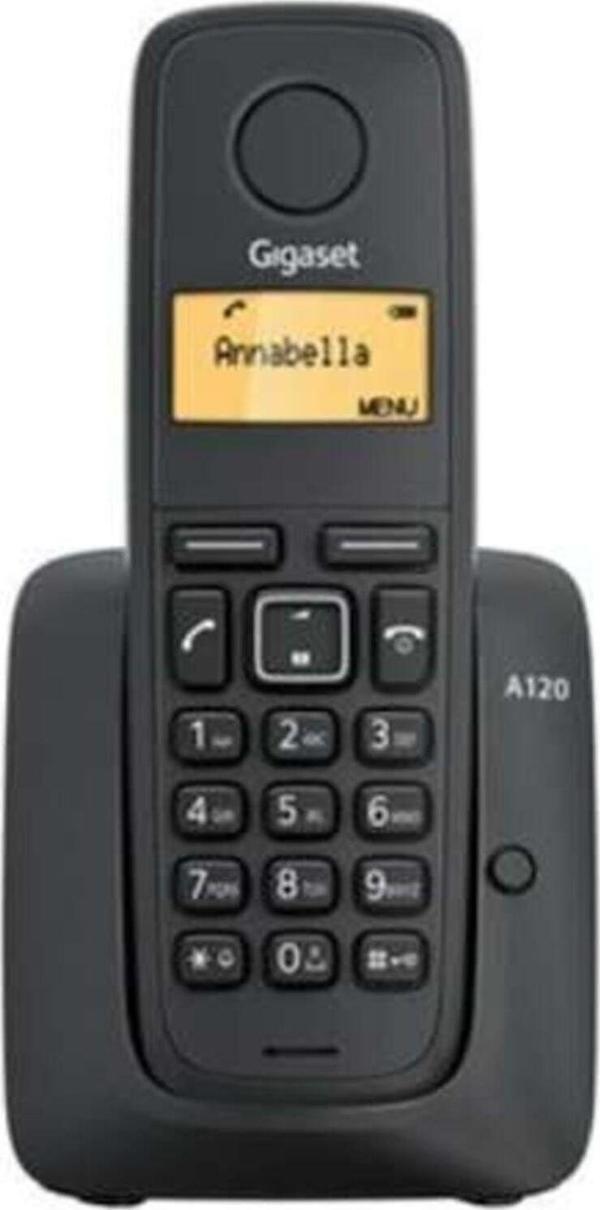 Gigaset A120 Siyah 50 Rehber Işıklı Ekran Dect Telefon - Image 1