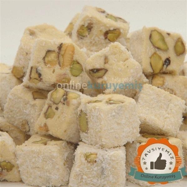 Antep Fıstıklı Safranlı Lokum 1000 gr - Image 1