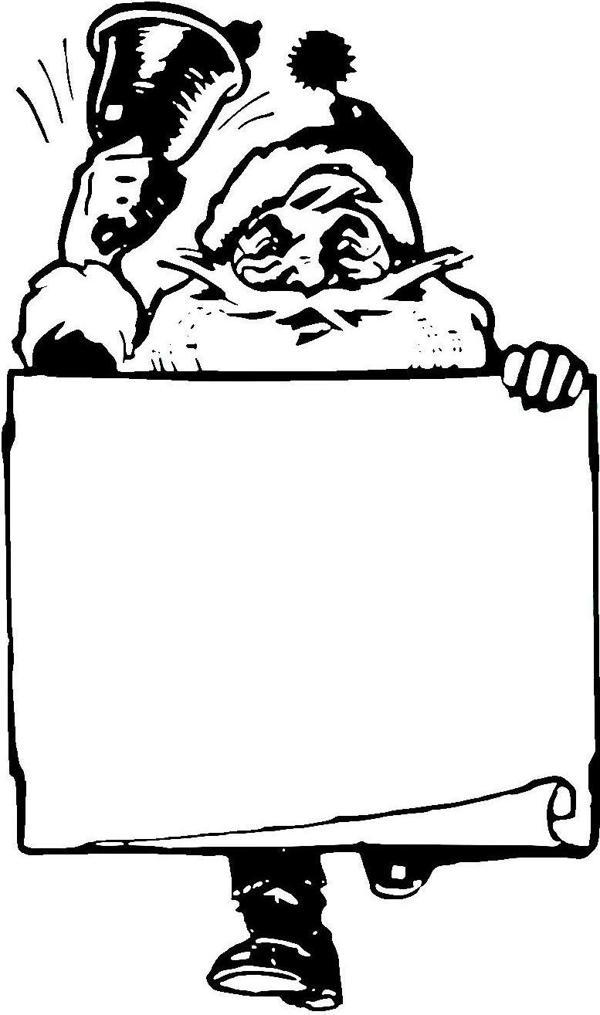 NOEL BABA FOLYO STİCKER 90 cm uzunluk - Image 1