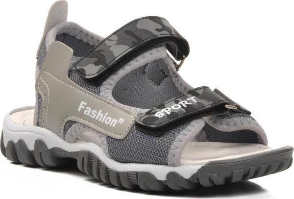 Ayakmod 24-410-F Gri Kamuflaj Erkek Çocuk Sandalet - Image 1