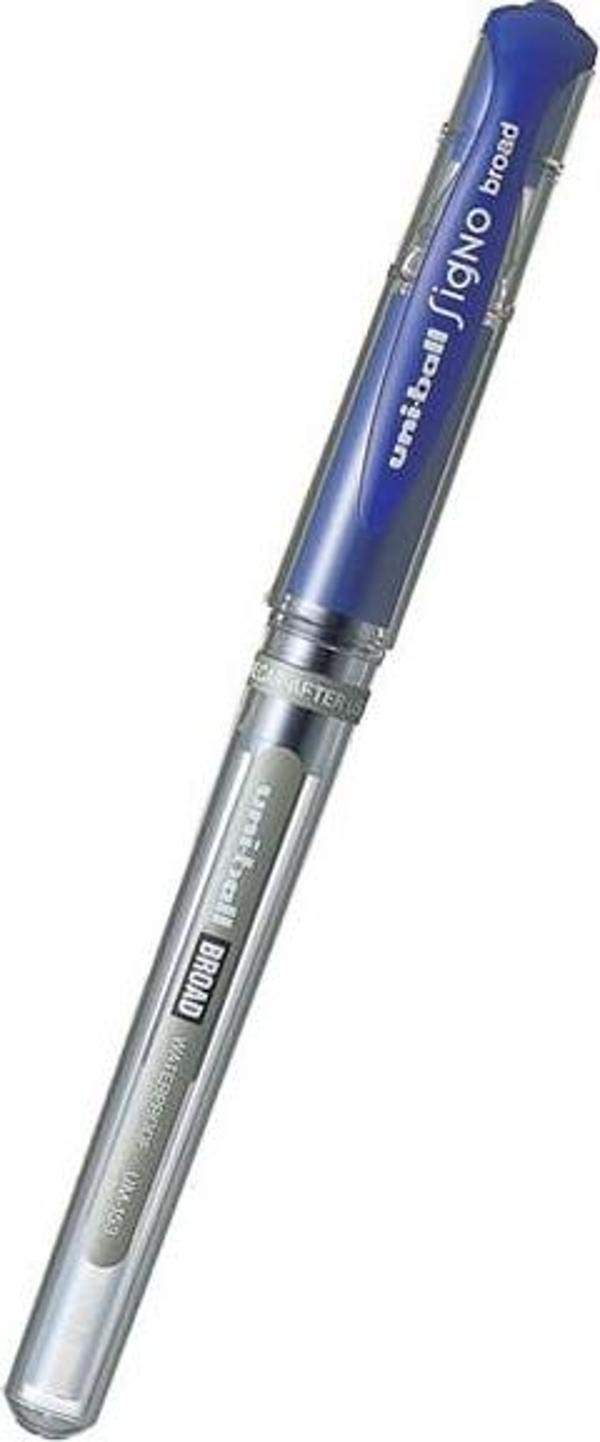 Uni-Ball Signo Broad 1.0 Mavi İmza Kalemi  - Image 1