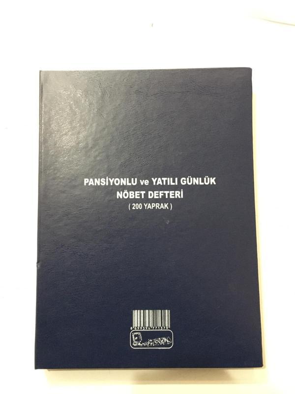 Kocaoluk Pansiyonlu Ve Yatılı Günlük Nöbet Defteri (200 Yaprak) - Image 1