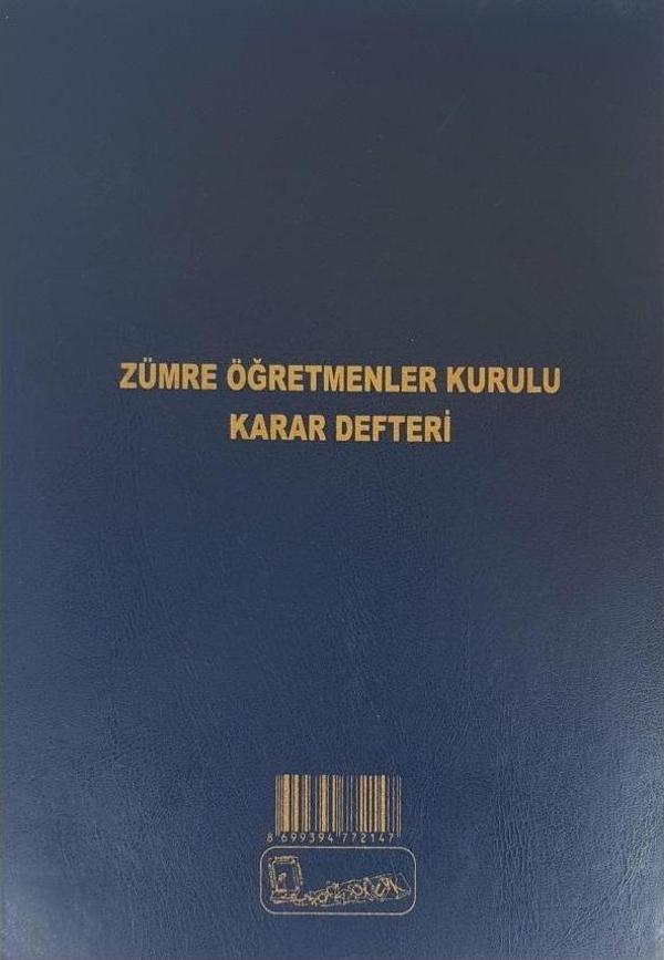 Kocaoluk Zümre Öğretmenler Kurulu Karar Defteri (100 Yaprak) - Image 1
