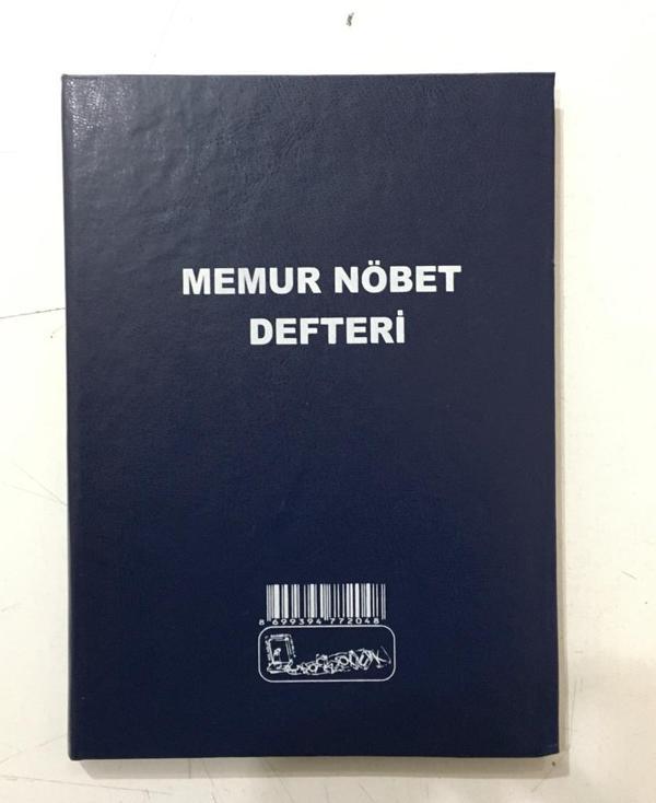 Memur Nöbet Defteri Ciltli - Image 1