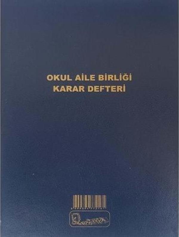 Okul Aile Birliği Karar Defteri Ciltli Kapak - Image 1