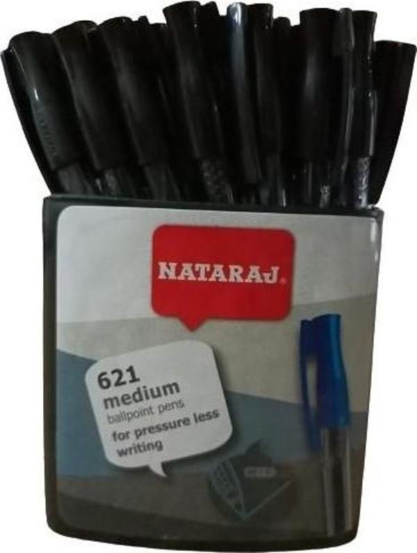 Nataraj 621 Tükenmez Kalem Siyah 45'li - Image 1