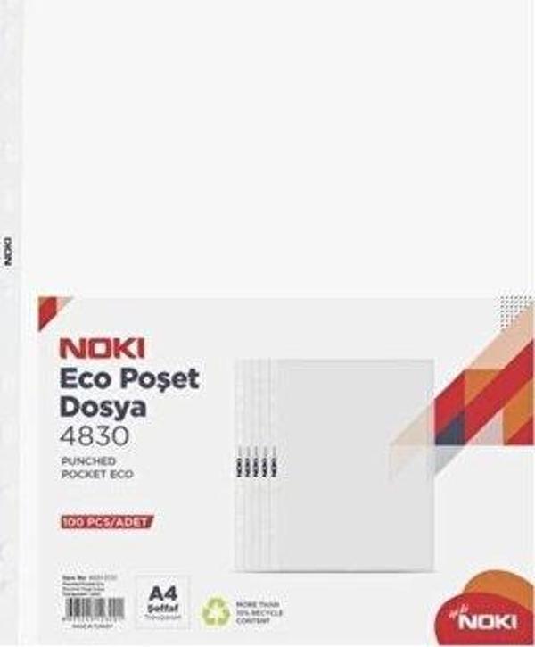 Noki A4 Eco Poşet Dosya 100’lü - Image 1