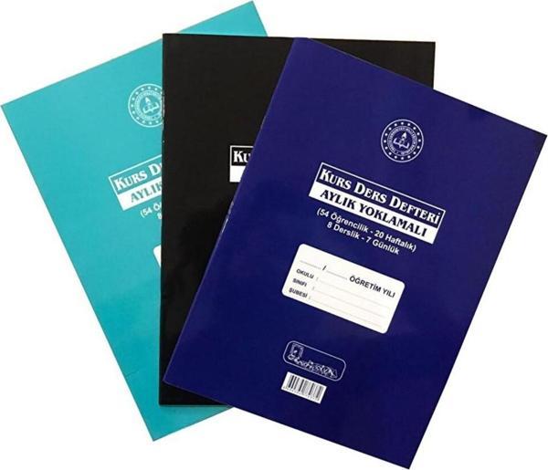 54 Öğrencilik -20 Haftalık 8 Derslik 7 Günlük Sınıf Defteri - Image 1