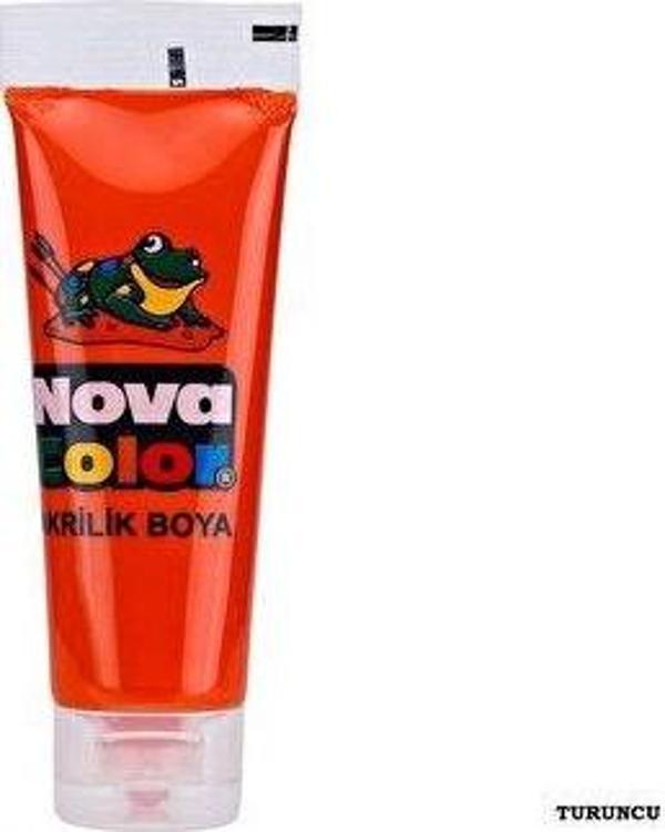Nova Clor Tüp Akrilik Boya 75 Gram Turuncu - Image 1