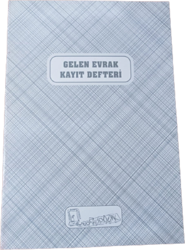 Kocaoluk Gelen Evrak Kayıt Defteri Karton Kapak - Image 1