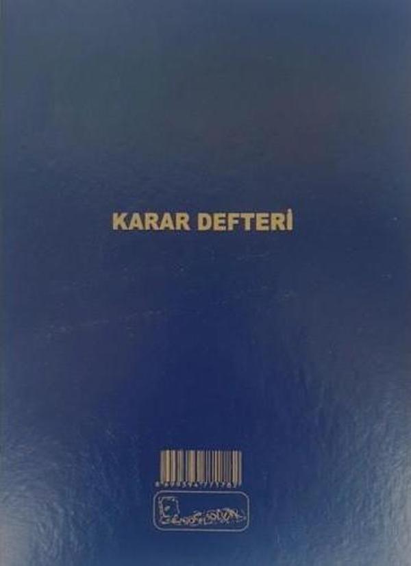 Kocaoluk Karar Defteri (100 Yaprak Ciltli -a4 Ebad) - Image 1