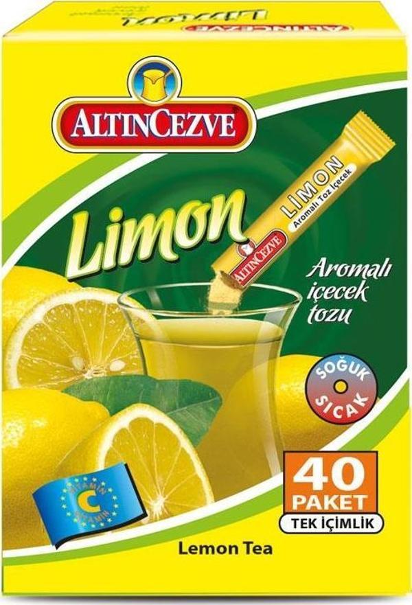 Altıncezve Limon Tek İçimlik İçecek Tozu 40 x 1.5 Gr - Image 1