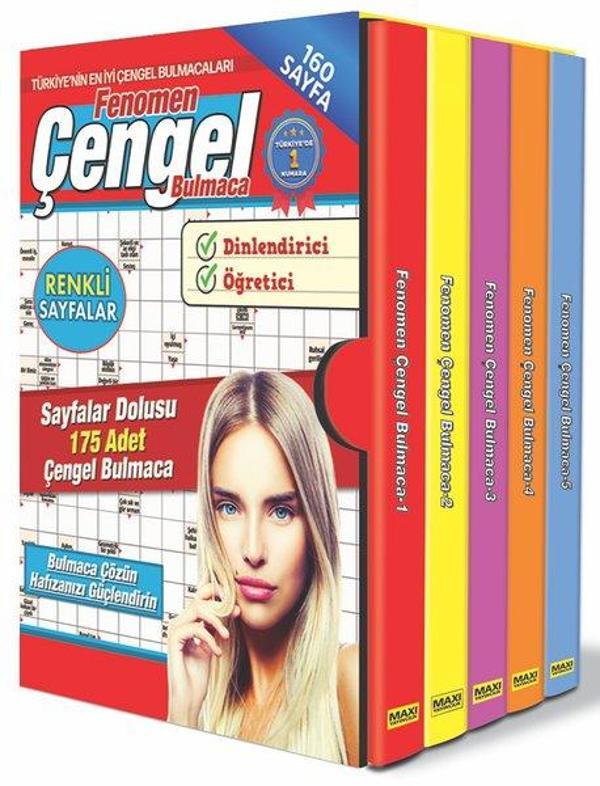 Fenomen Çengel Bulmaca Seti - 5 Kitap Takım - Maxı Yayıncılık - Image 1