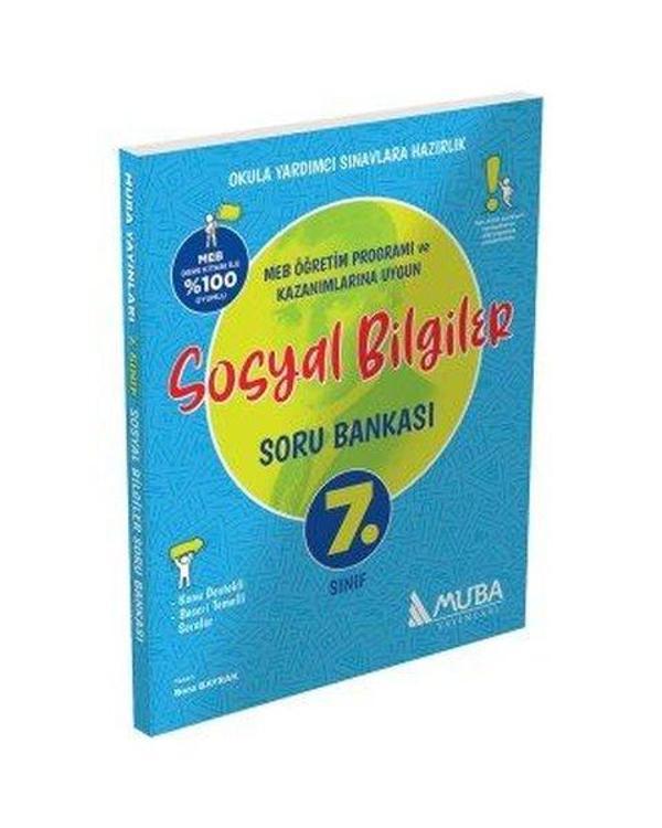 7. Sınıf Sosyal Bilgiler Soru Bankası - Muba Yayınları - Image 1