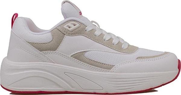 Trend Adımlar Beyaz Unisex Kalın Taban Comfortable Sneaker - Image 1