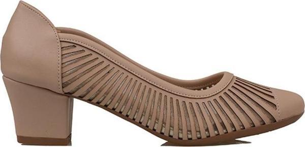 Trend Adımlar Kahverengi Sade Özel Üretim Kadın Klasik Ayakkabı - Image 1