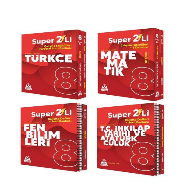 Örnek Akademi 8.Sınıf Süper İkili Seti 4 Kitap - Örnek Akademi - Image 1