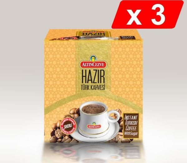 Altıncezve Hazır Türk Kahvesi Şekerli (20 Adet x 11 Gr) x 3 Paket - Image 1