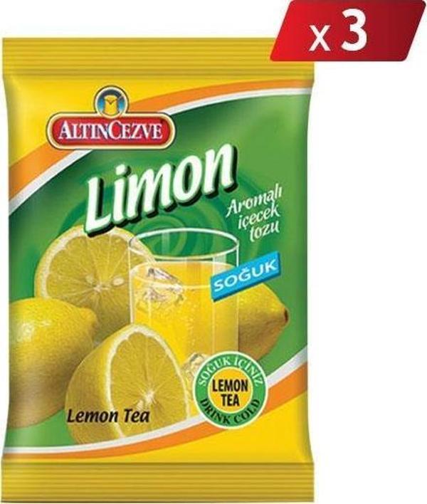 Altıncezve Limon Aromalı İçecek Tozu - Soğuk 450 G - 3LÜ PAKET - Image 1