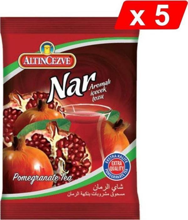 Altıncezve Nar Aromalı İçecek Tozu 250 Gr - 5Lİ PAKET - Image 1