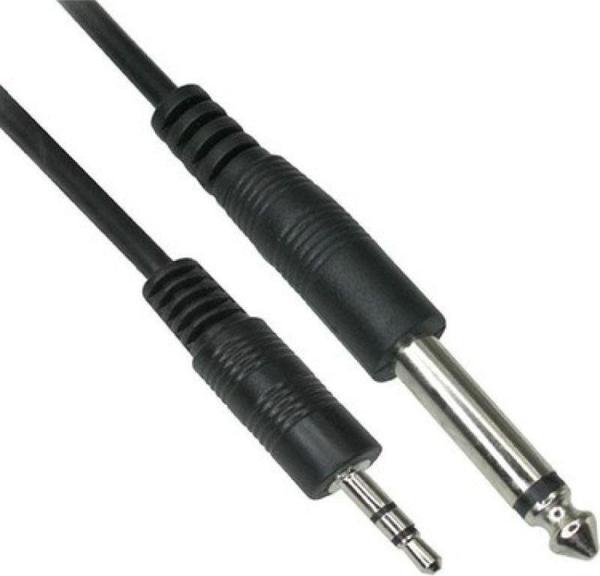 D-Sound 1.5 Metre 3.5 mm. Stereo (Erkek) - 6.35 mm. Mono (Erkek) - Image 1
