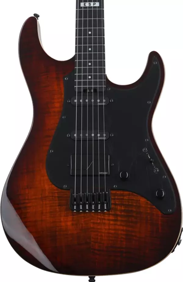 ESP E-II SN-III HT Tiger Eye Sunburst Elektro Gitar - Image 1