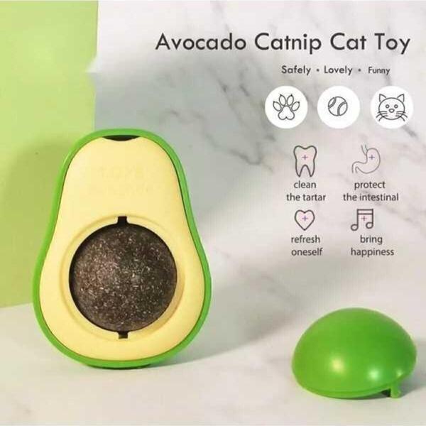 Neo Market Avakado Kedi Naneli Catnip Yalama Oyun Topu - Image 1