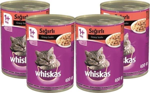 Whiskas Whıskas Konserve Mama 400 Gr Sıgır Etlı X 4 Adet - Image 1
